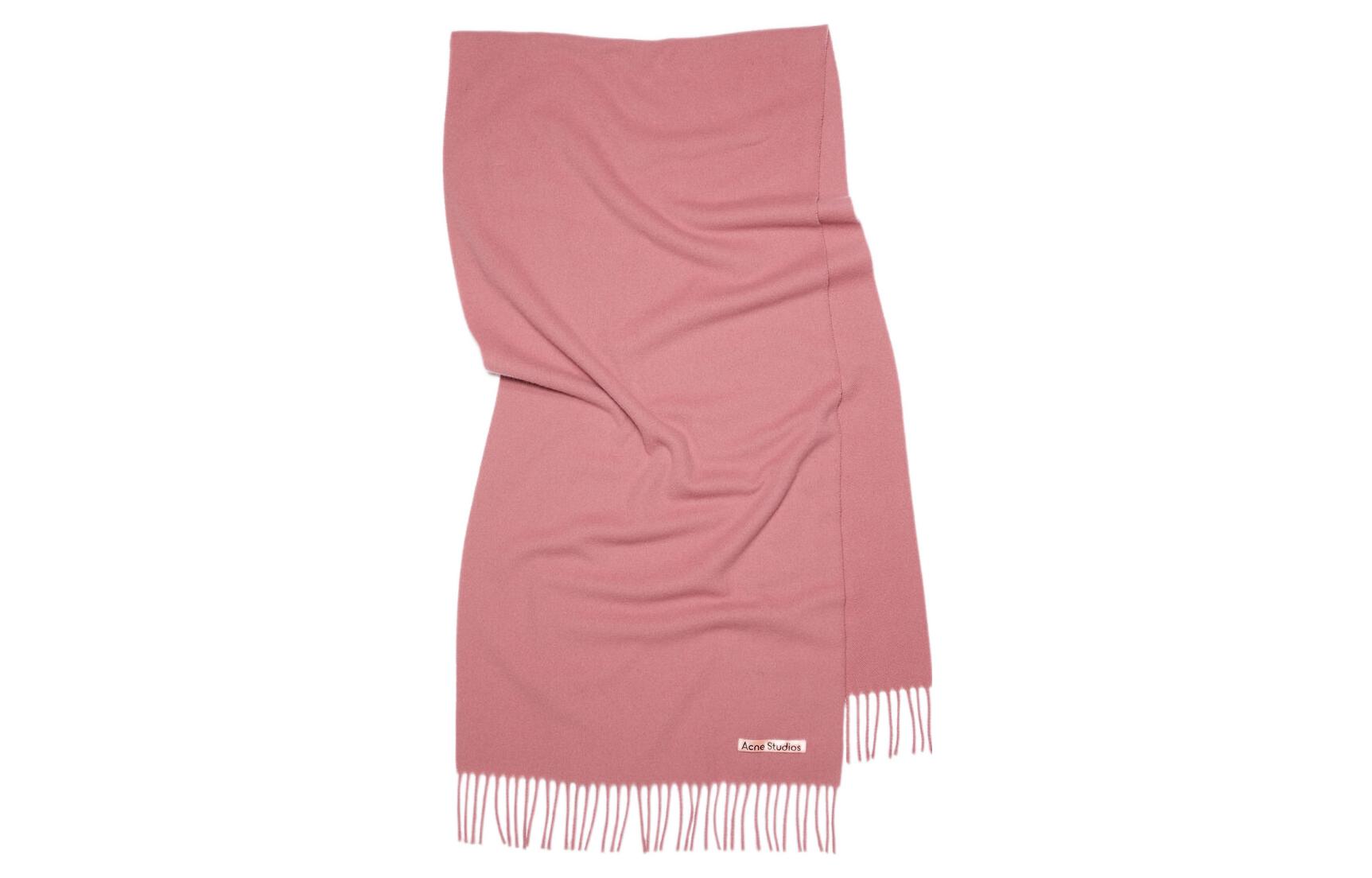 

Шарф вязаный унисекс розовый Acne Studios