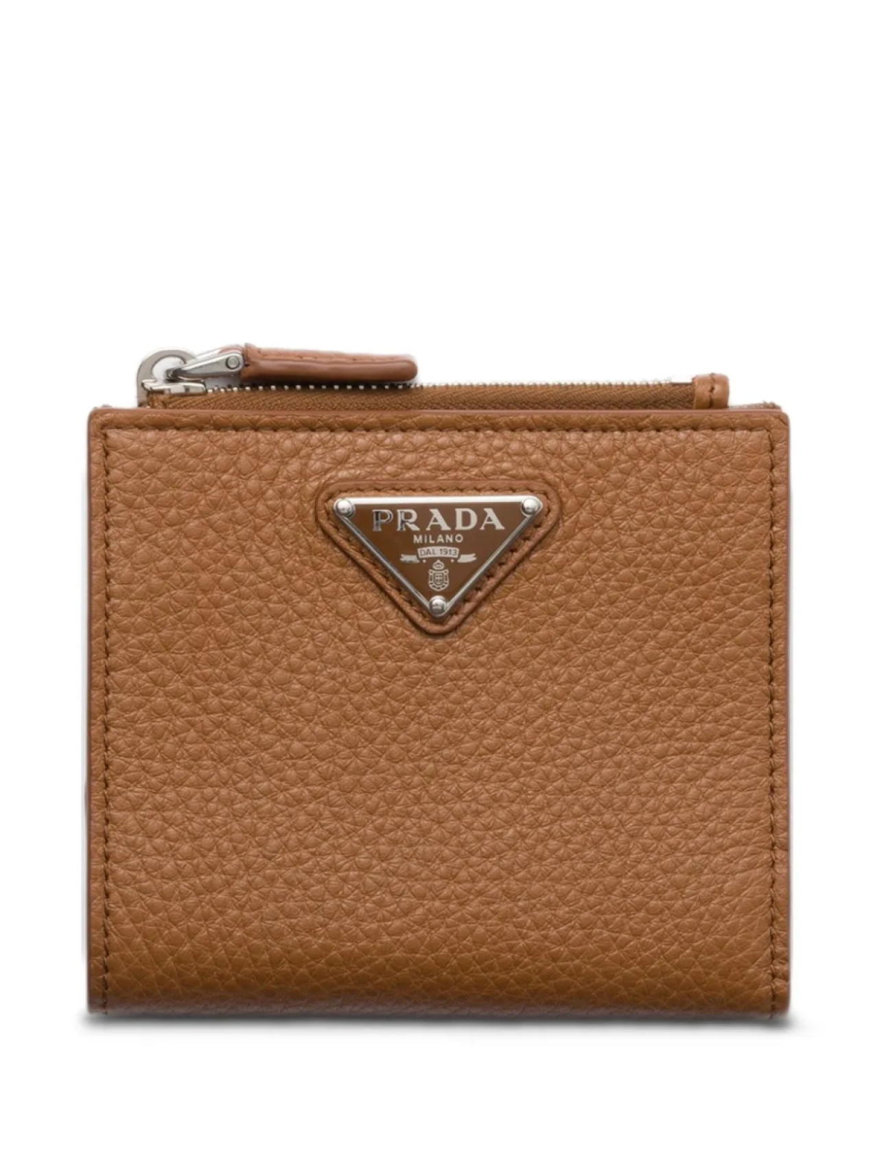 

Prada фактурный кошелек, коричневый