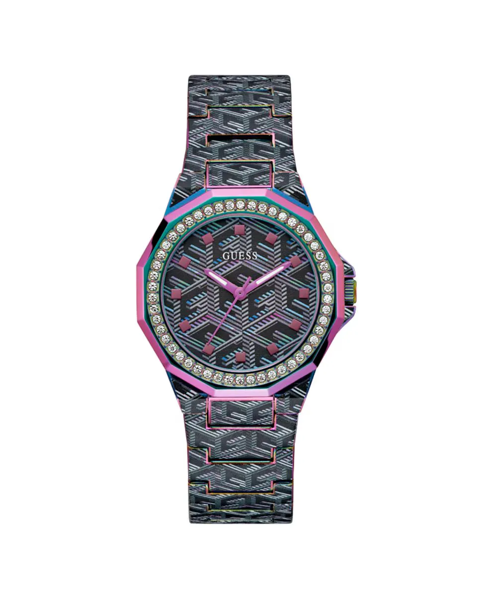 

Женские часы Misfit GW0597L2 из стали и черного ремешка Guess, черный