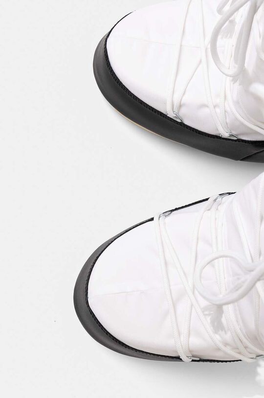 Зимние ботинки Moon Boot ICON NYLON высокие на платформе, белый — фото 4