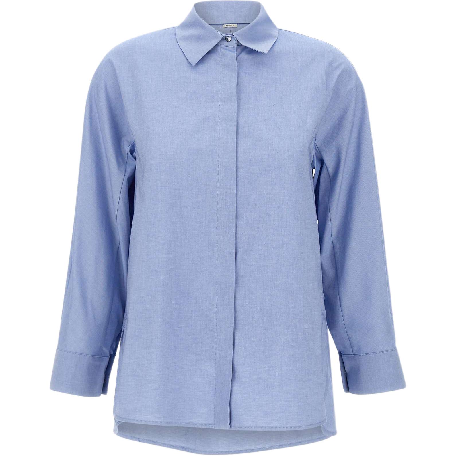 

Конверс пуговицы длинный рукав оксфордская рубашка 'S MAX MARA, светло-голубой