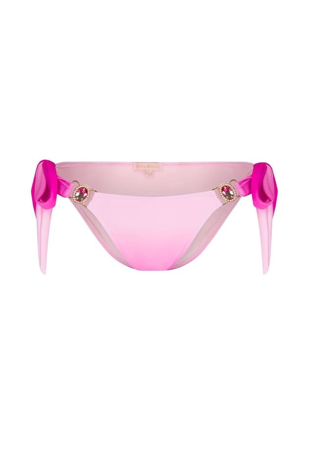 

Плавки бикини Club Tropicana с завязками по бокам Moda Minx, розовый