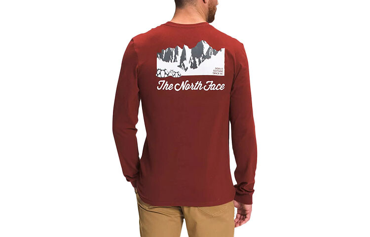 

THE NORTH FACE Мужская футболка, цвет Brick house red