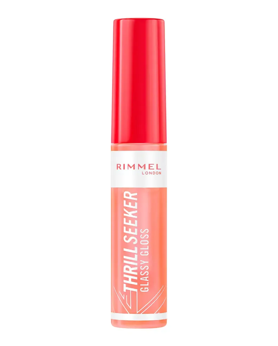 Блеск для губ Thrill Seeker Glassy Gloss 10 мл London Rimmel, Peachy Vibes