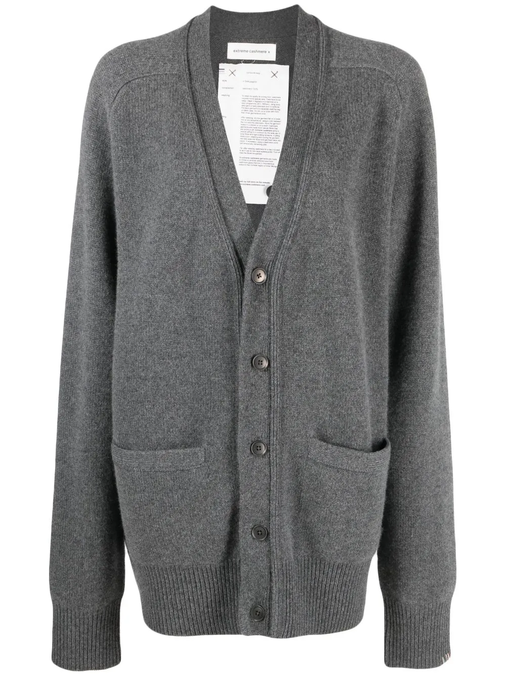

Кашемировый кардиган extreme cashmere, серый