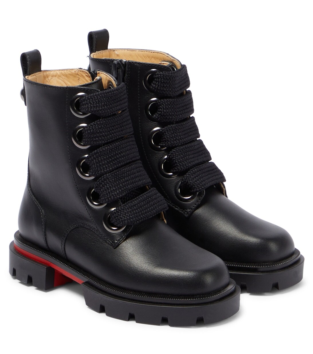 

Кожаные ботильоны Christian Louboutin, черный