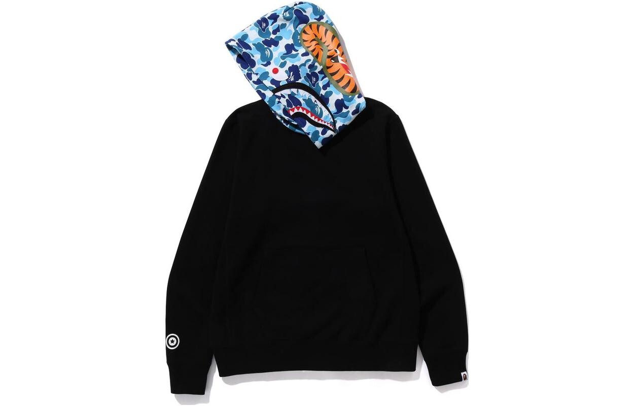 Толстовка с капюшоном BAPE ABC Camo Shark A Bathing Ape, серый — фото 2