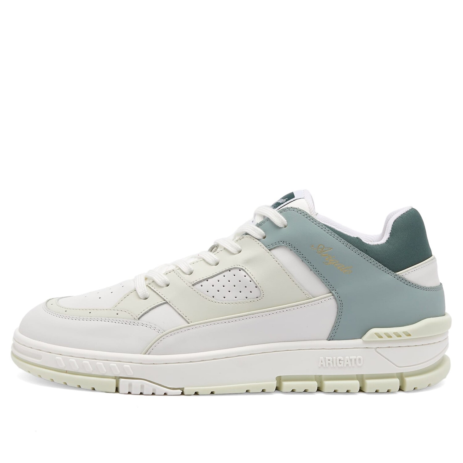 

Кроссовки Axel Arigato Area Lo Sneaker, цвет White & Green