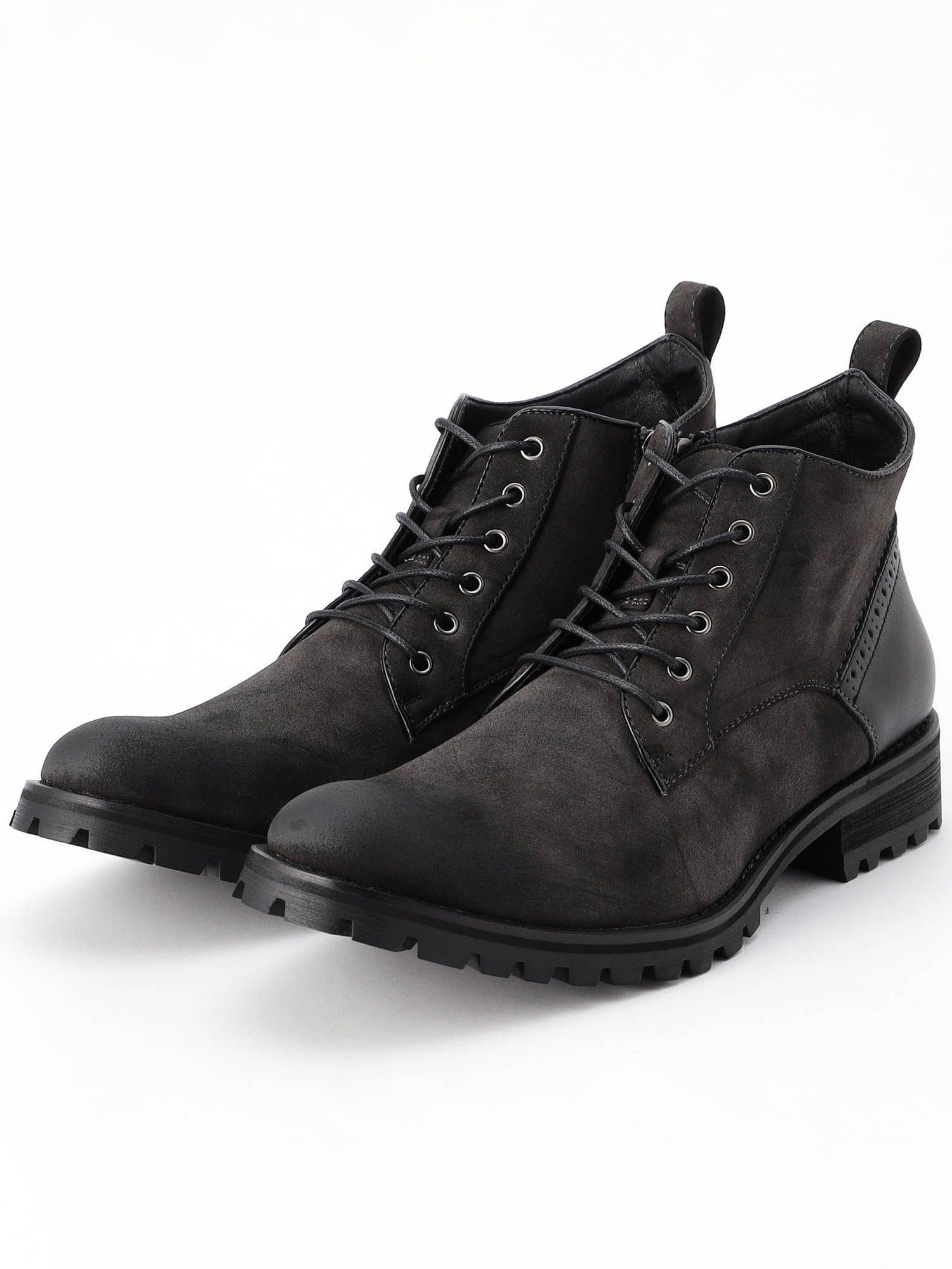 Ботинки с подошвой-«танком» HIDEAWAYS NICOLE, 39 Charcoal Gray
