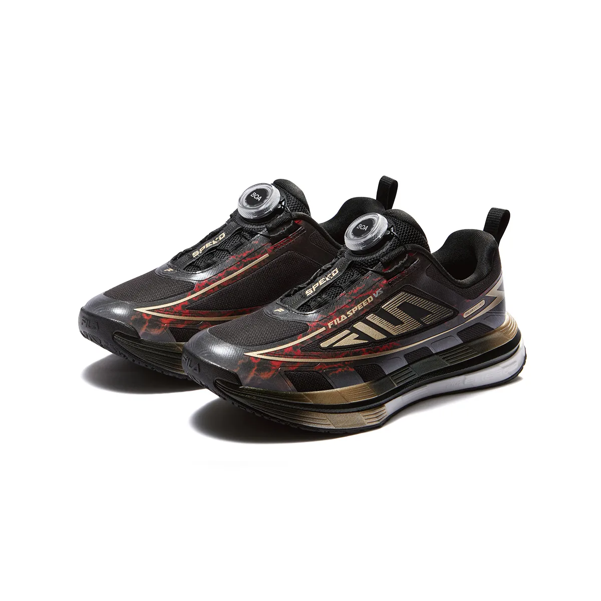 Беговые кроссовки performance fpf для детей FILA KIDS, F-BB Black/Frosted Almond Gold — фото 4