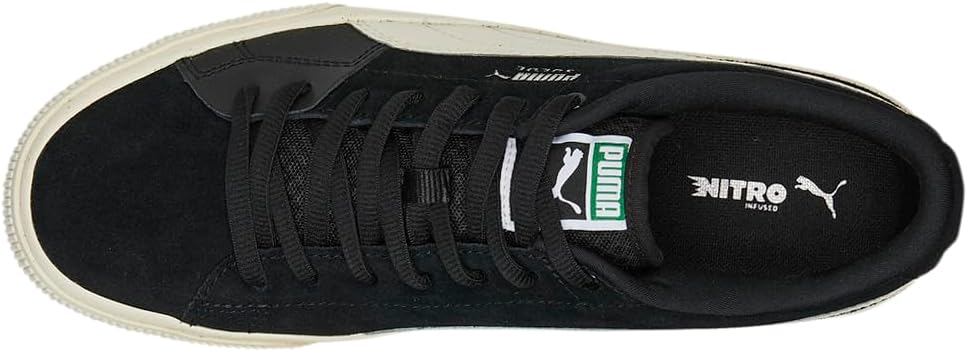 Мужские кеды Puma Suede Skate Nitro OG с шнуровкой, повседневные - черные — фото 4