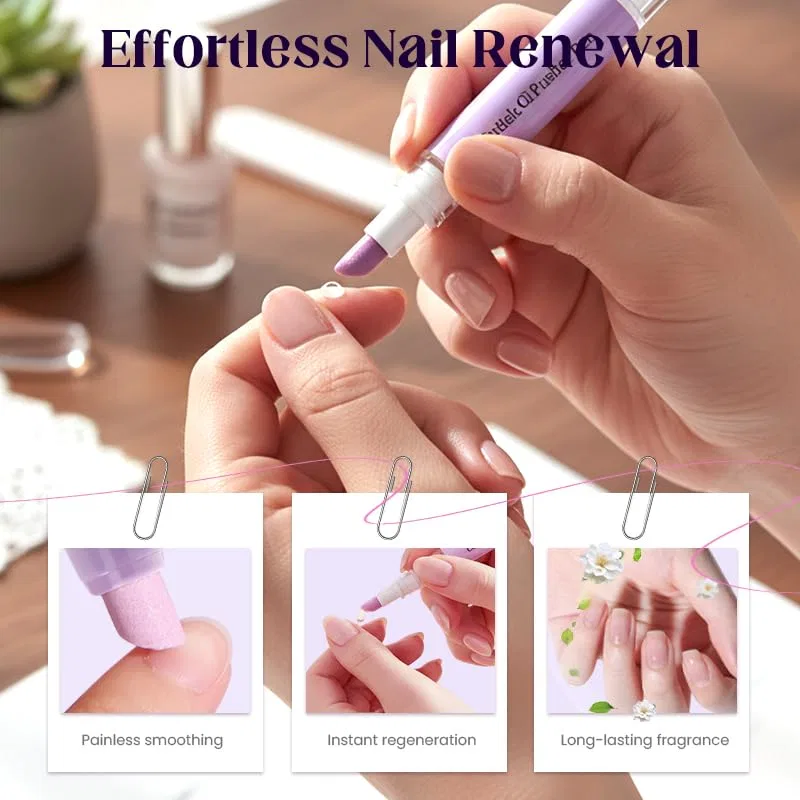 Набор из 3 масляных карандашей для кутикулы 2026 от Nail Care Pen Comedyking, 3 Pieces. — фото 4