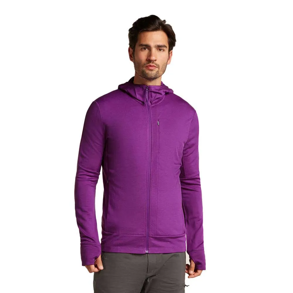 

Толстовка Icebreaker Merino 260 Quantum full zip, фиолетовый
