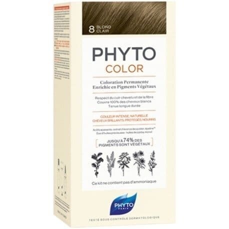 

Краска для волос, 8 Светлый блондин PHYTO PHYTOCOLOR