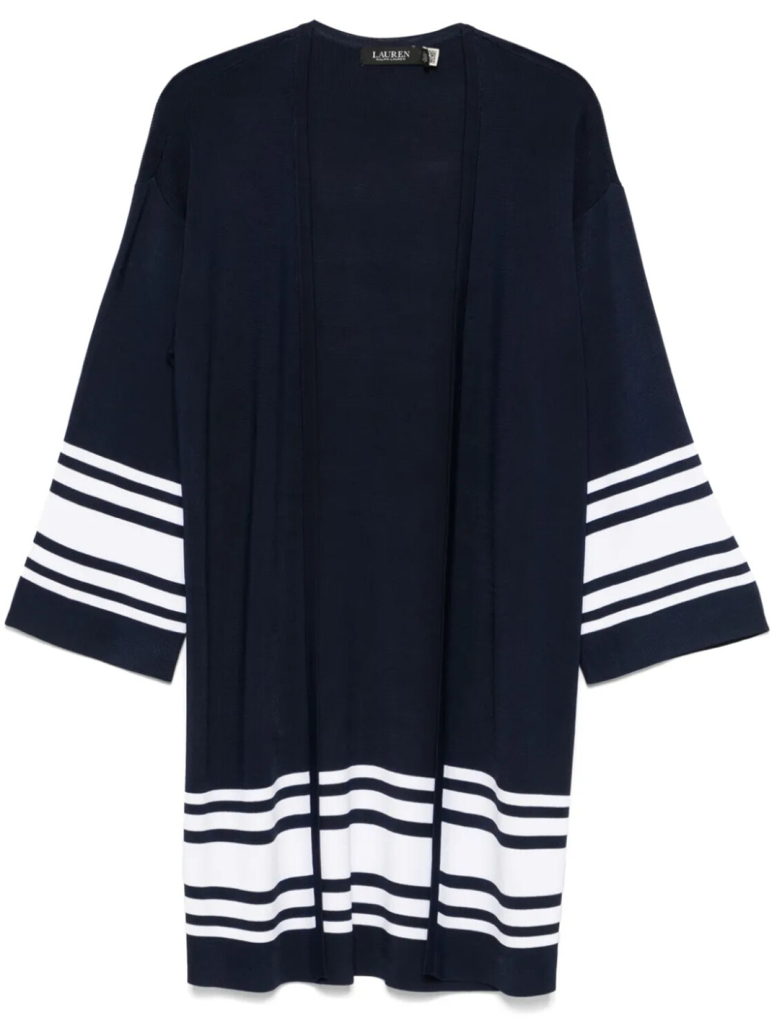 

Двухцветный кардиган Lauren Ralph Lauren, синий