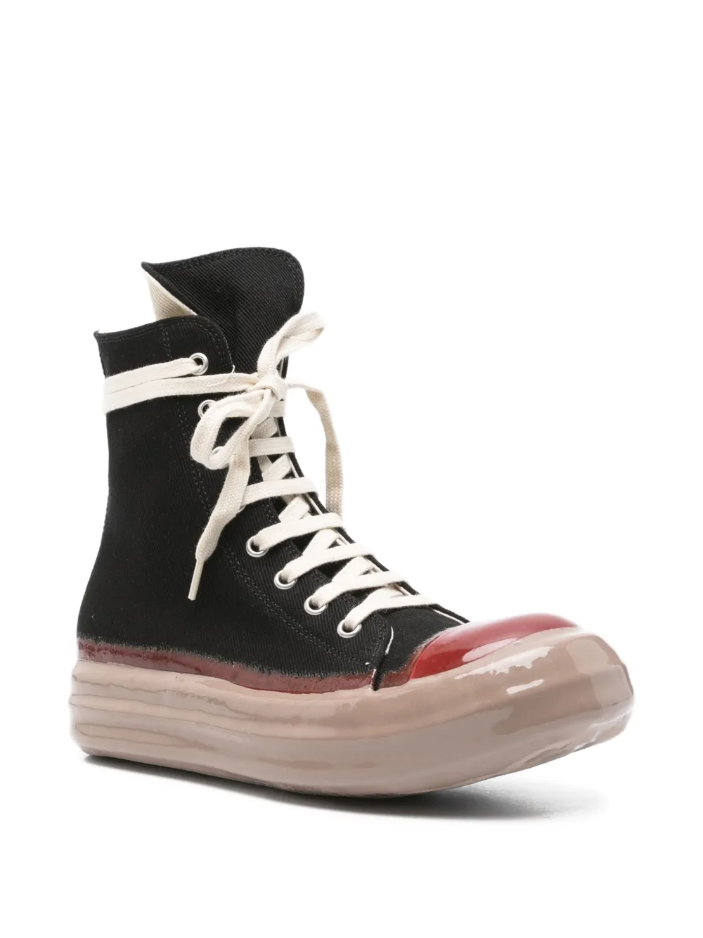 Высокие кроссовки на шнуровке Rick Owens DRKSHDW, черный — фото 2