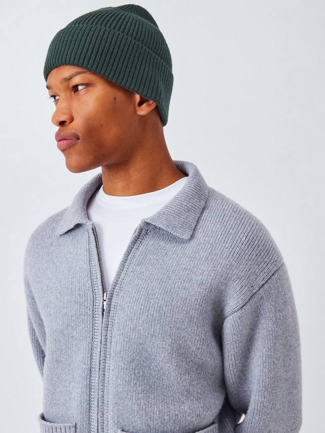 

Простая вязаная шапка John Lewis, Dark Green