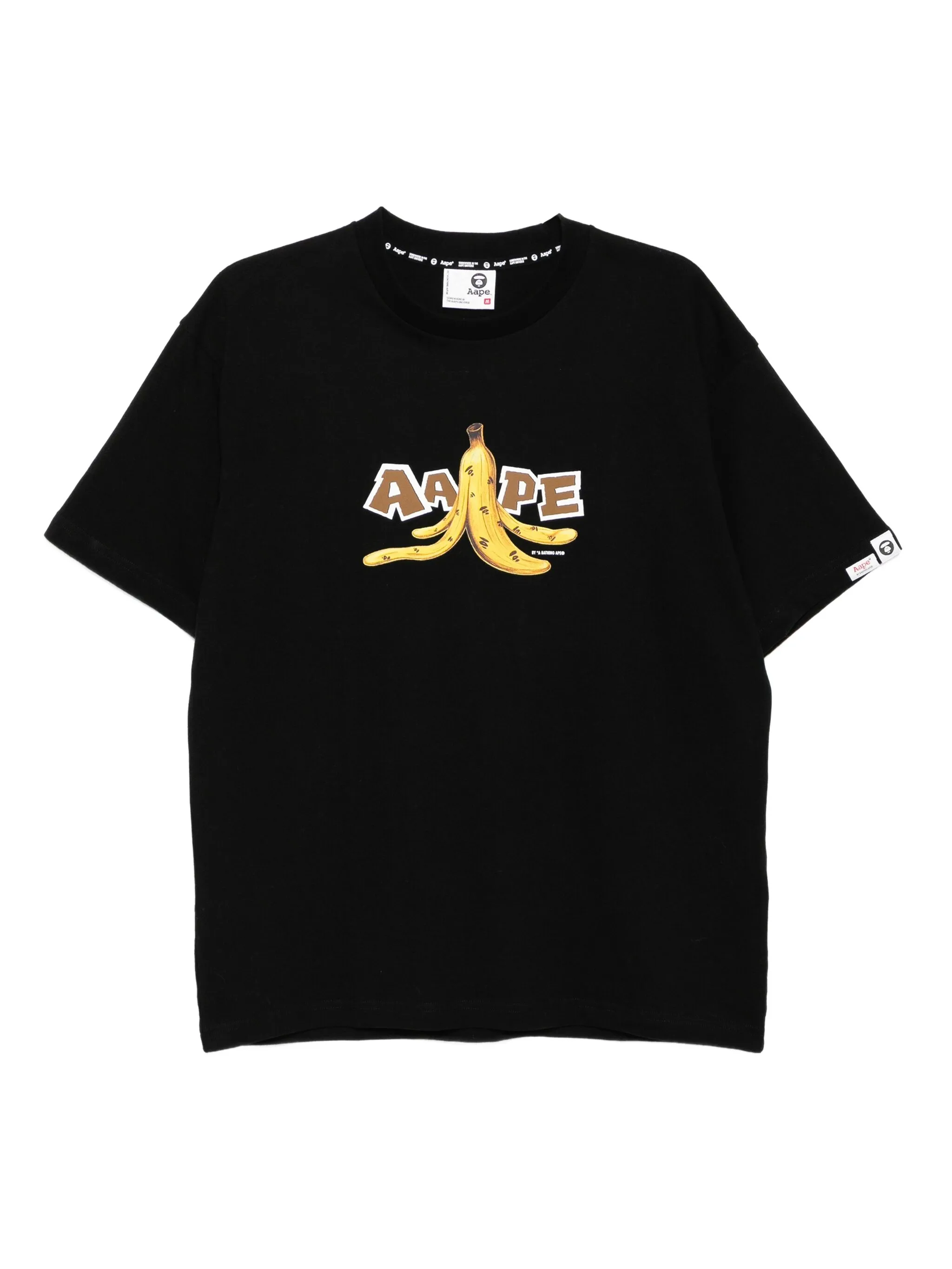 

Футболка с принтом Aape By A Bathing Ape, черный