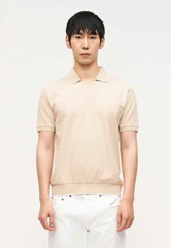 Рубашка-Поло с коротким рукавом johnny Polo Ralph Lauren, Coastal Beige/White