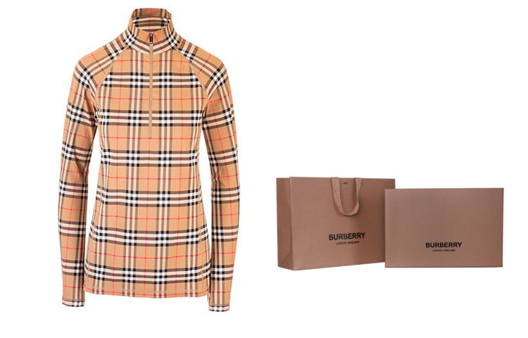 Футболка Burberry, женская, свободный крой, бежевый — фото 3