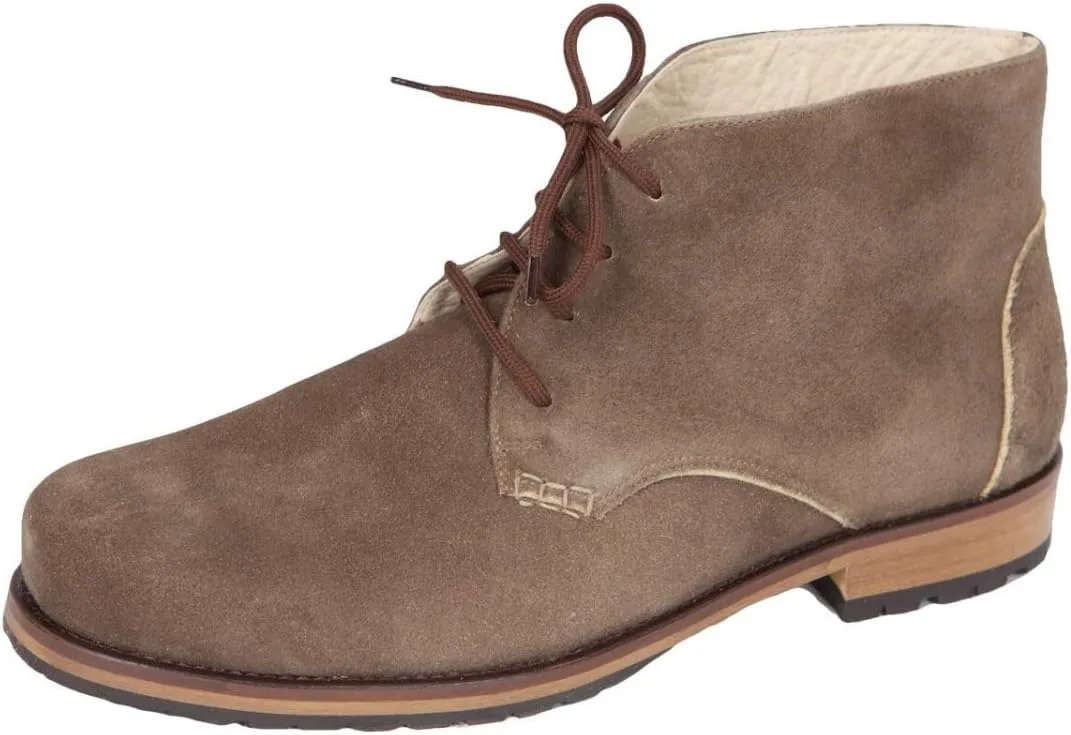 Мужские ботинки, 1989 год, изготовлены из оленьей кожи OLEAN Der Schuhtrachtler, коричневый