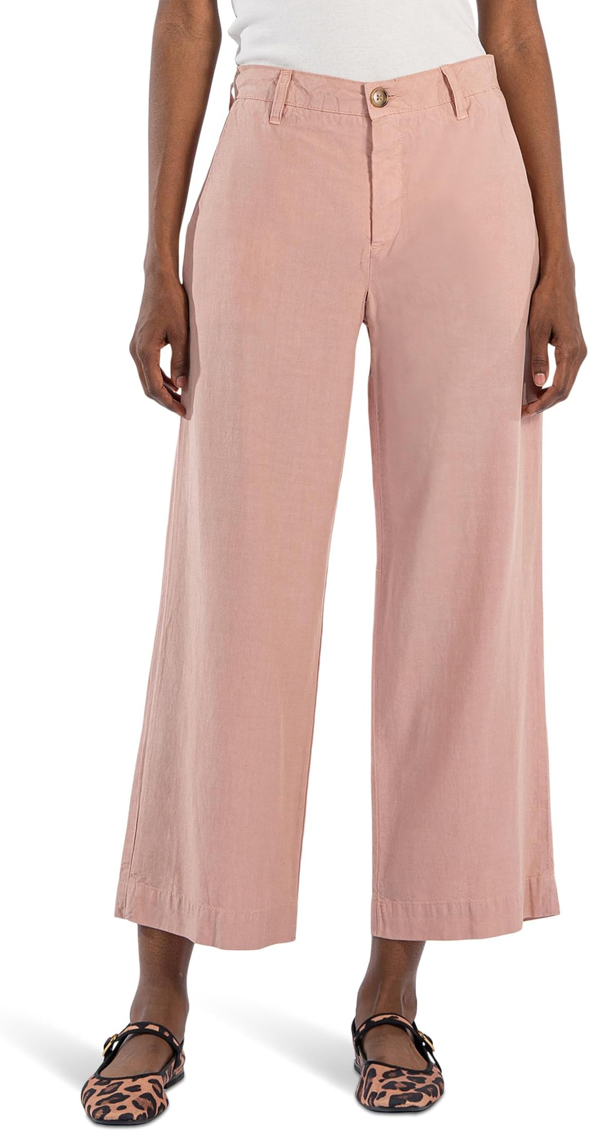 

Джинсы KUT from the Kloth Charlotte - Crop Wide Leg Trouser, цвет Blush
