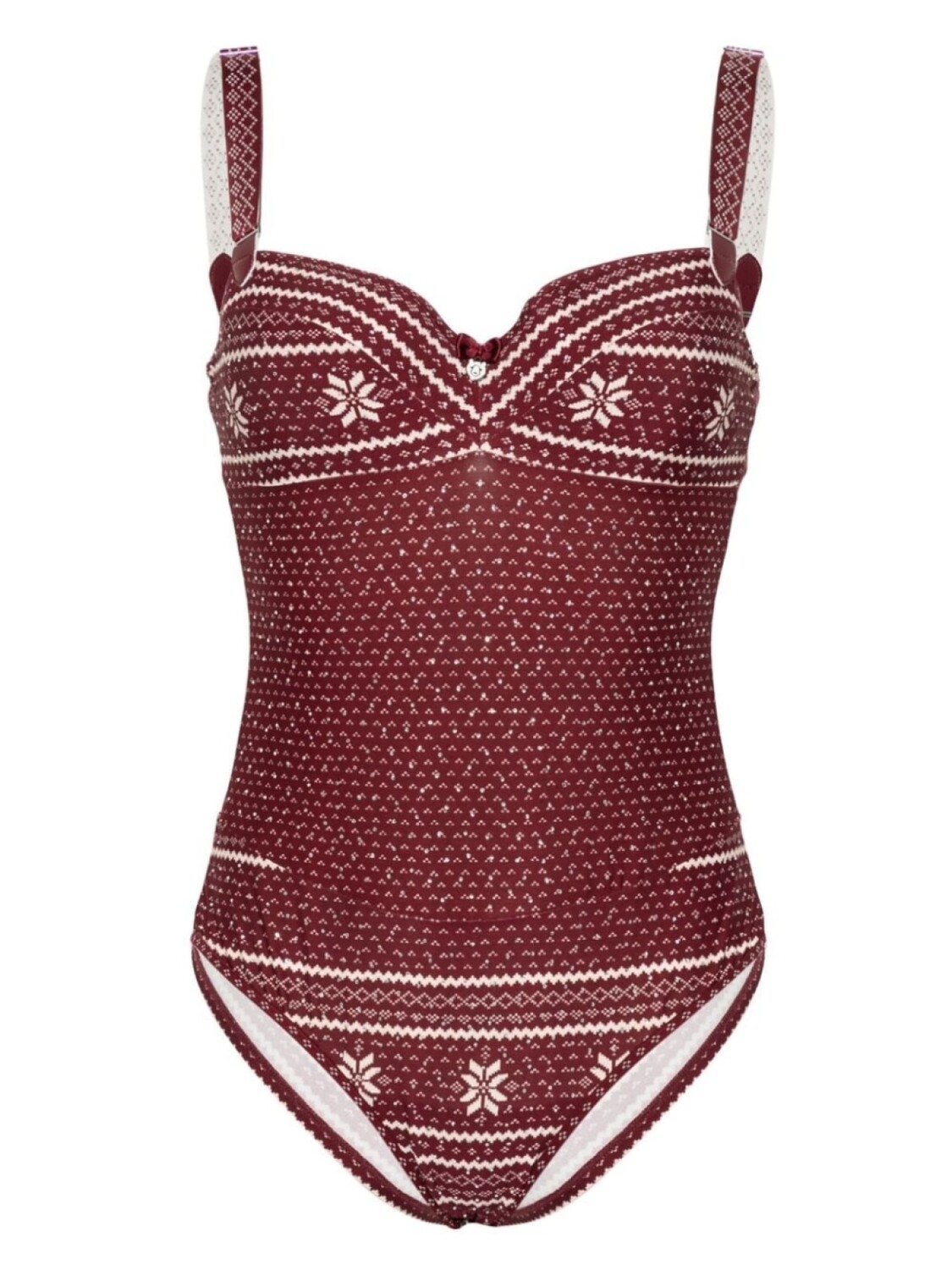 

Marlies Dekkers боди Polaris с глубоким вырезом, красный