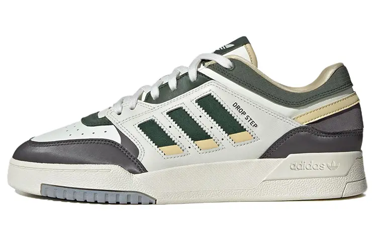 

Кроссовки Adidas Originals Originals Drop Step Low 'White Green Black', Серый, Кроссовки Adidas Originals Originals Drop Step Low 'White Green Black'