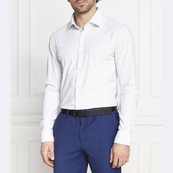 

Kenno рубашка узкого кроя Hugo, белый