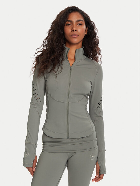 

Техническая футболка slim fit Training Midlayer JW4552 Adidas By Stella Mccartney, зеленый