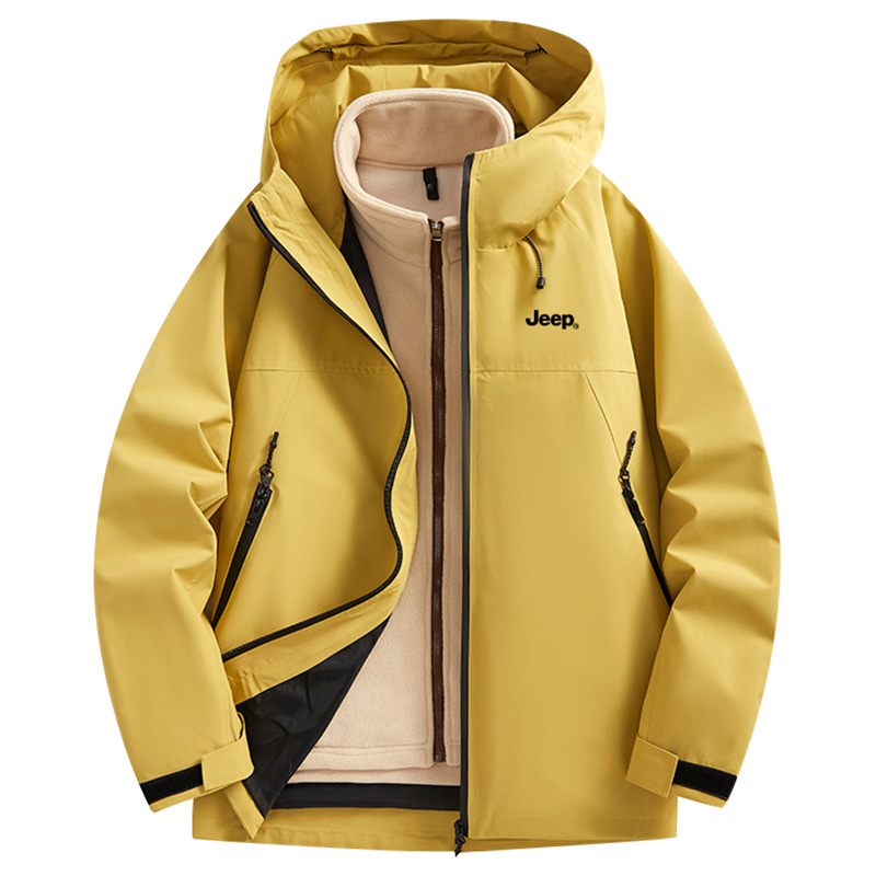 

Jeep Куртка из коллекции Leisure Unisex, Yellow (Comes with Fleece Liner+Shell Clothing Sets)