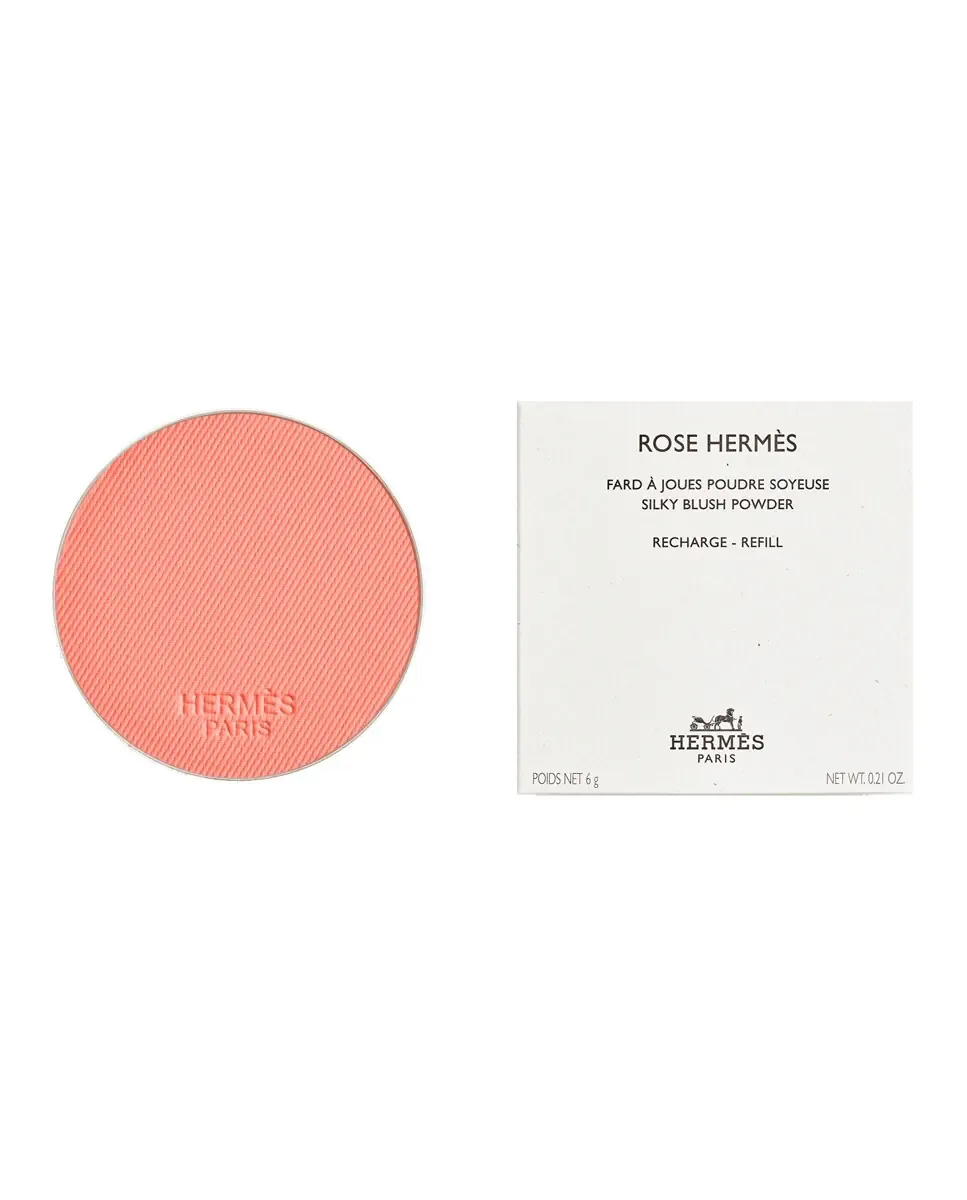 Сменный блок рассыпчатых румян Silky Blush Rose Hermès, 23 Rose Blush — фото 2
