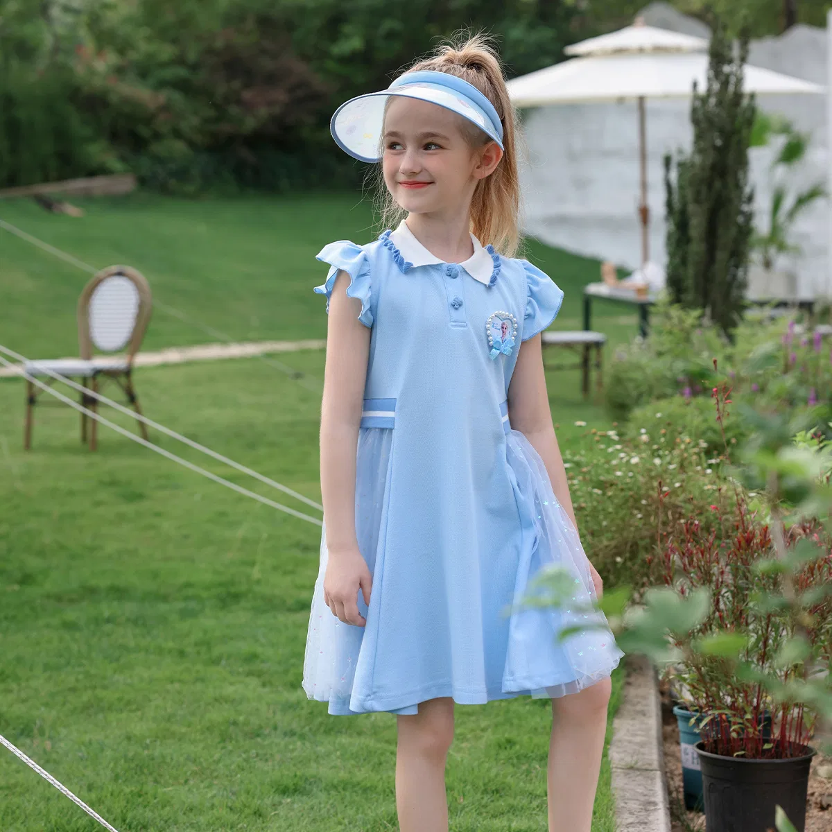 Детское платье для детей 3-7 лет Disney, Dream Blue — фото 4
