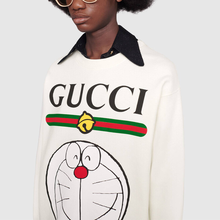 Свитшот женский Gucci Премиальный, классический стиль, слоновая кость — фото 4
