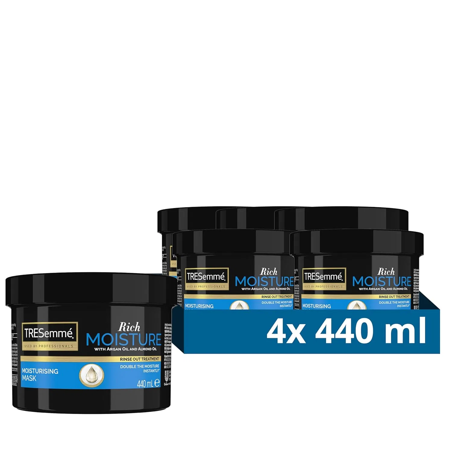 Маска для волос TRESemmé Rich Moisture для мгновенного увлажнения, 4 x 440 мл Tresemmé