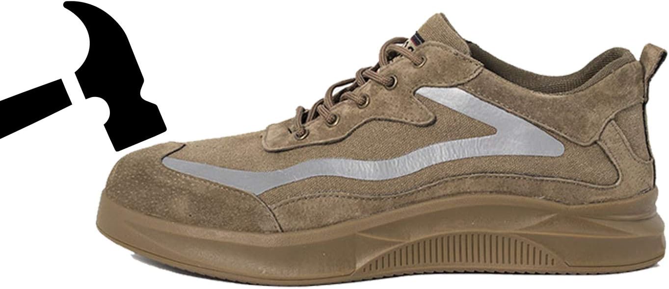 

Защитные ботинки U-lite с стальным носком для мужчин, легкие, дышащие, проколоустойчивые, неразрушимые, для промышленного строительства и активного отдыха, Camel