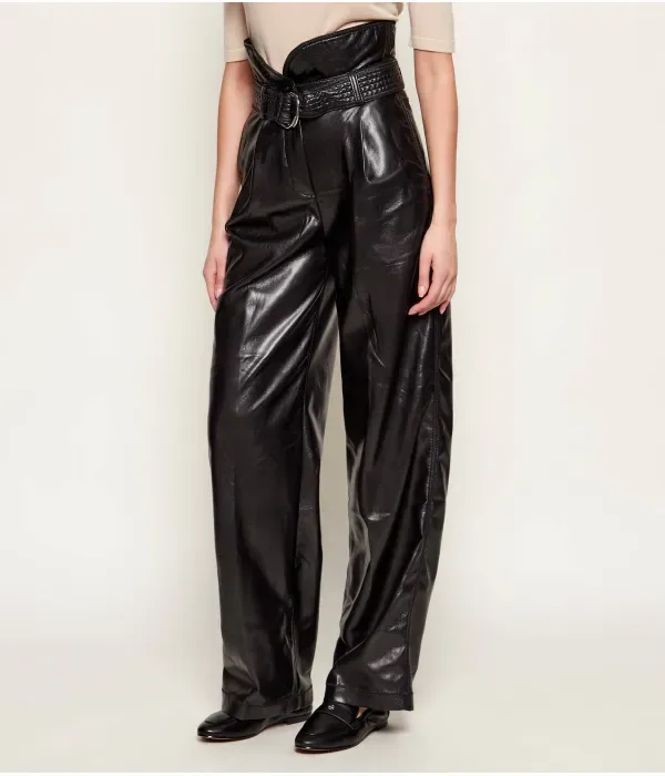 Брюки C_Tadelena regular fit Boss Orange, черный