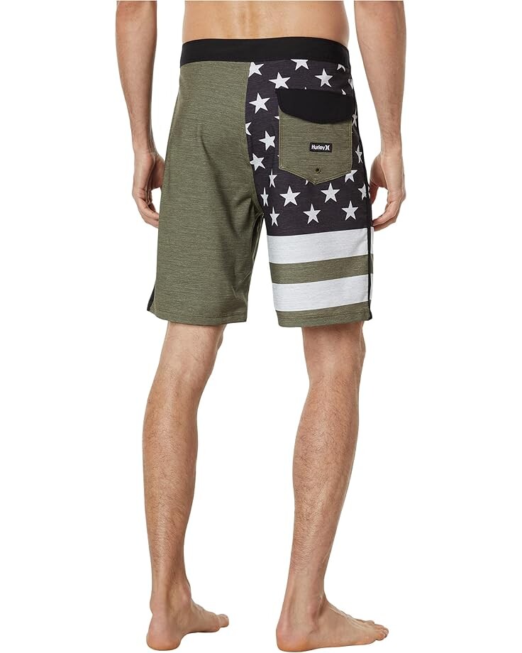 

Шорты для плавания Hurley 20" Patriot Boardshorts, цвет Medium Olive 2