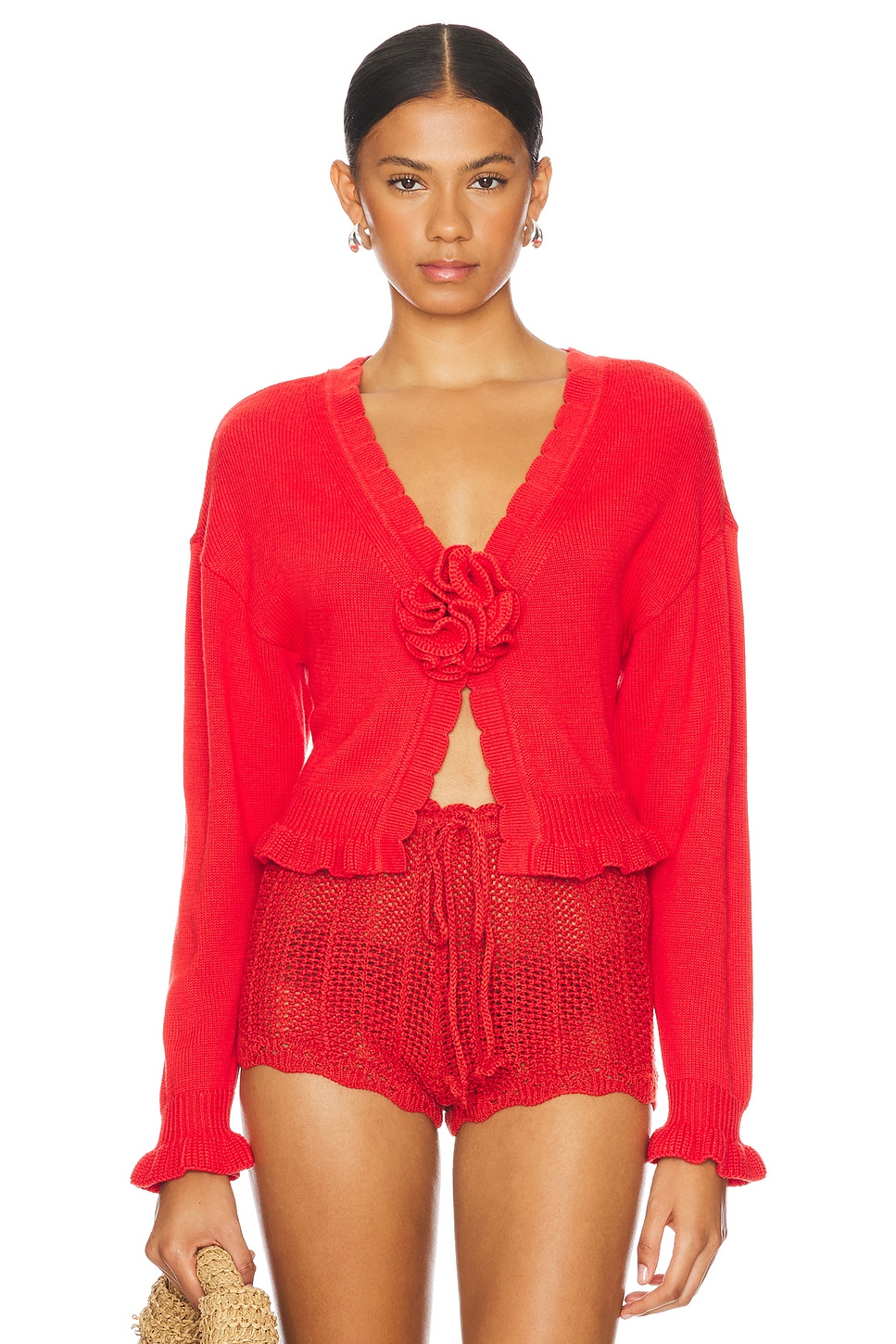 

Кардиган с розеткой Jovien Tularosa, red