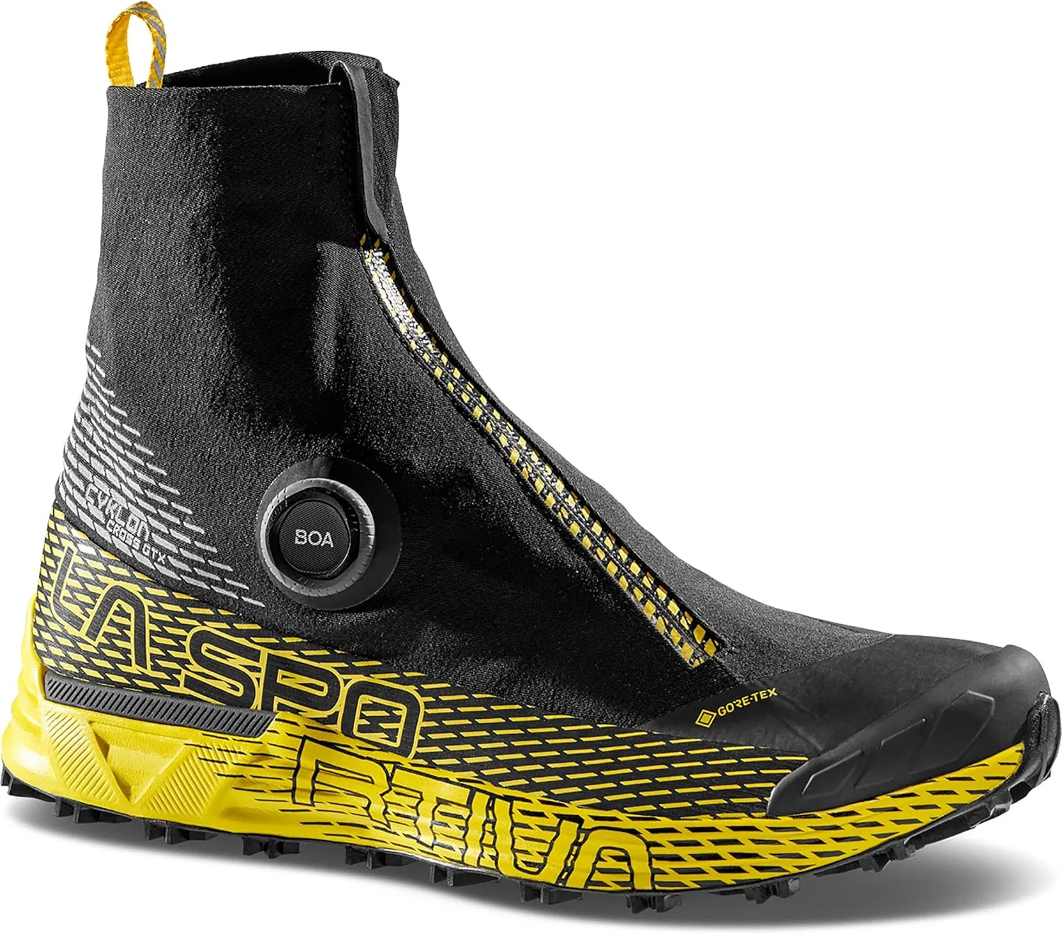 Мужские туфли LA SPORTIVA Cyklon Cross GTX, Black Yellow — фото 2