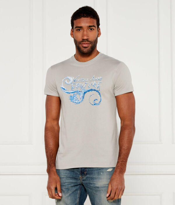 

Футболка хром кутюр Slim fit Versace Jeans Couture, желтый