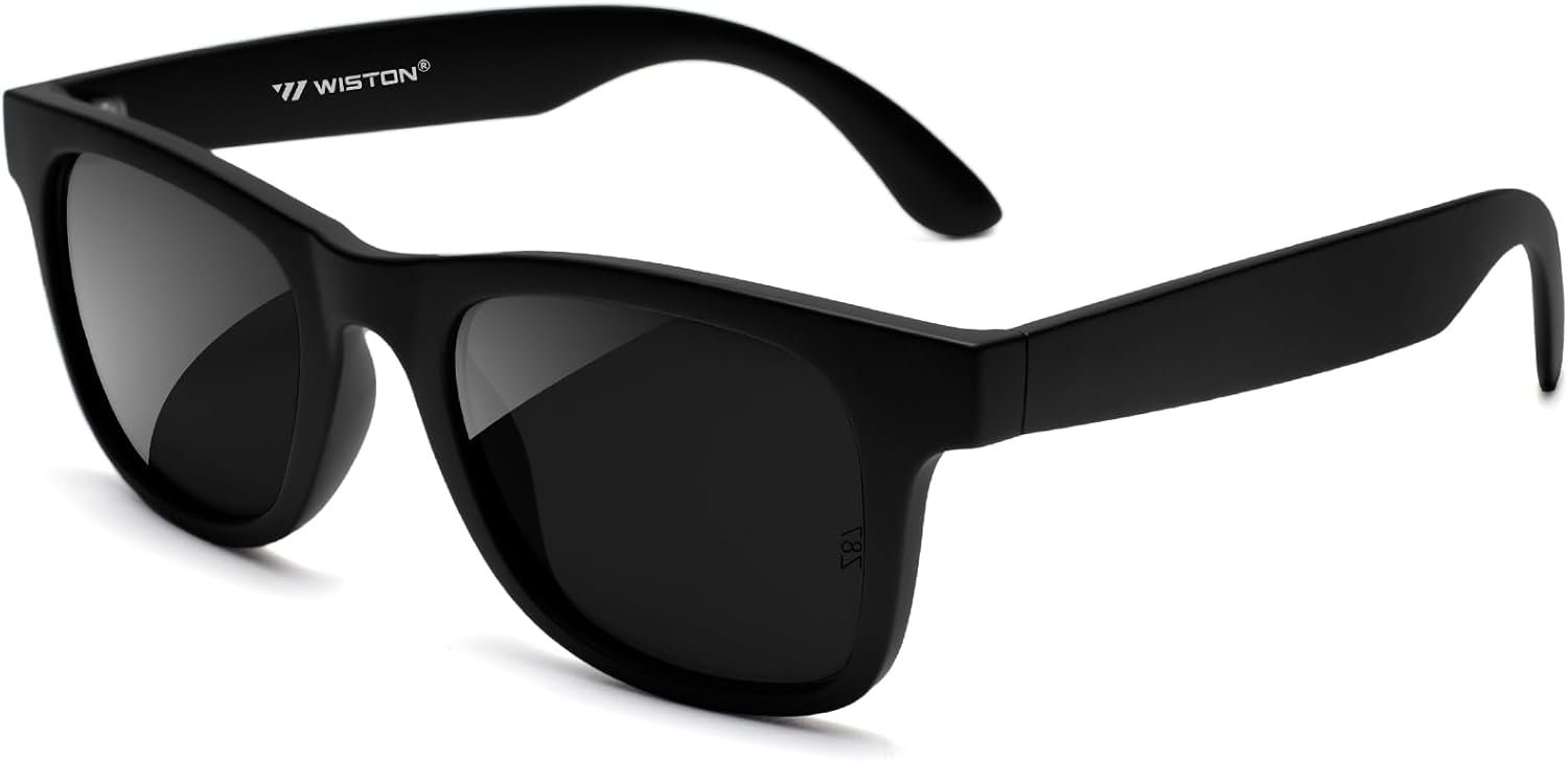 

Солнцезащитные очки WISTON XL Z87 для больших широких голов, мужские и женские, прямоугольные, из материала TR90, сверхлегкие, с защитой от УФ-излучения UV400, модель W8822, Black/Dark Grey