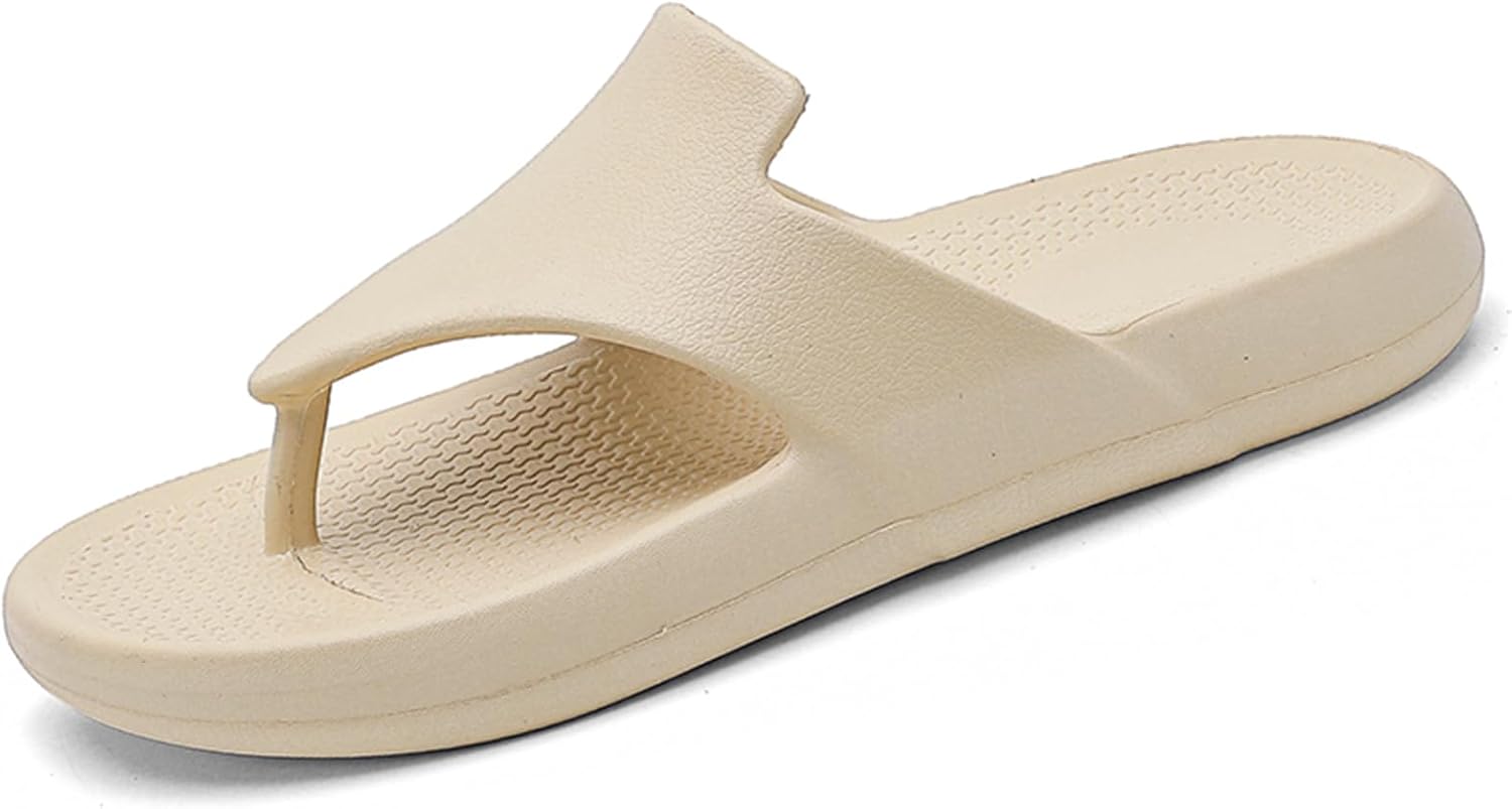 

Мужские шлепанцы-вьетнамки, повседневные, удобные, летние пляжные, легкие, с подошвой против скольжения, спортивные шлепанцы Abborora, хаки