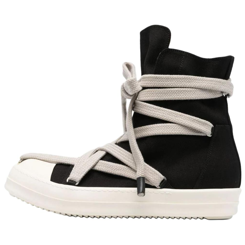 

Rick Owens DRKSHDW Кроссовки Hexa High Black Pearl Milk Fat Lace