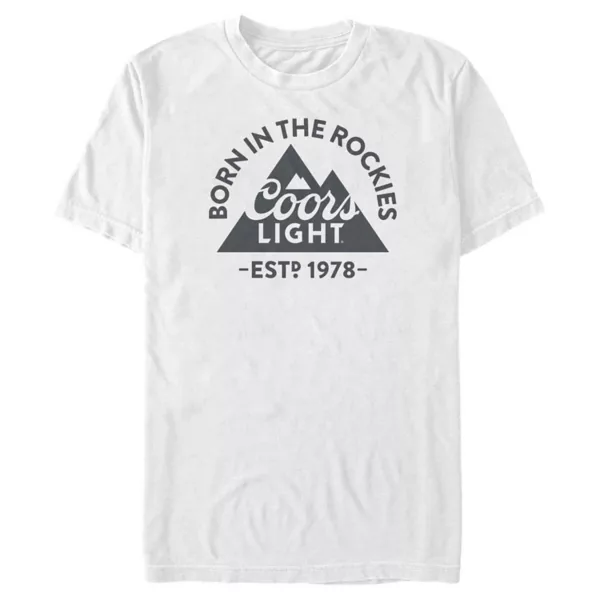 

Мужская футболка Coors Light Rockies Arch Graphic Tee Licensed Character, белый