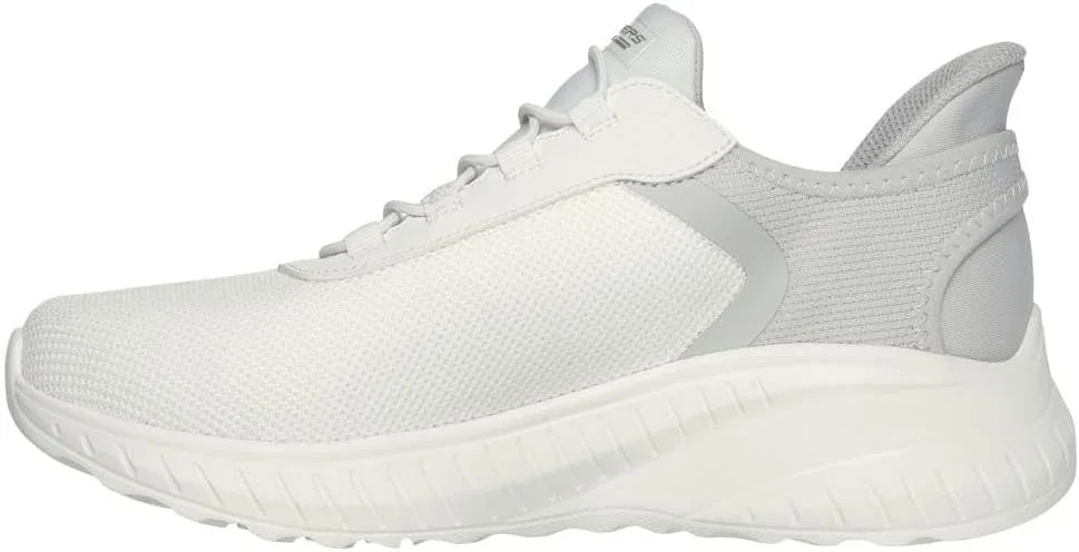 Мужские кроссовки для ходьбы Skechers Bobs Squad Chaos Tough, Off White Mesh — фото 4