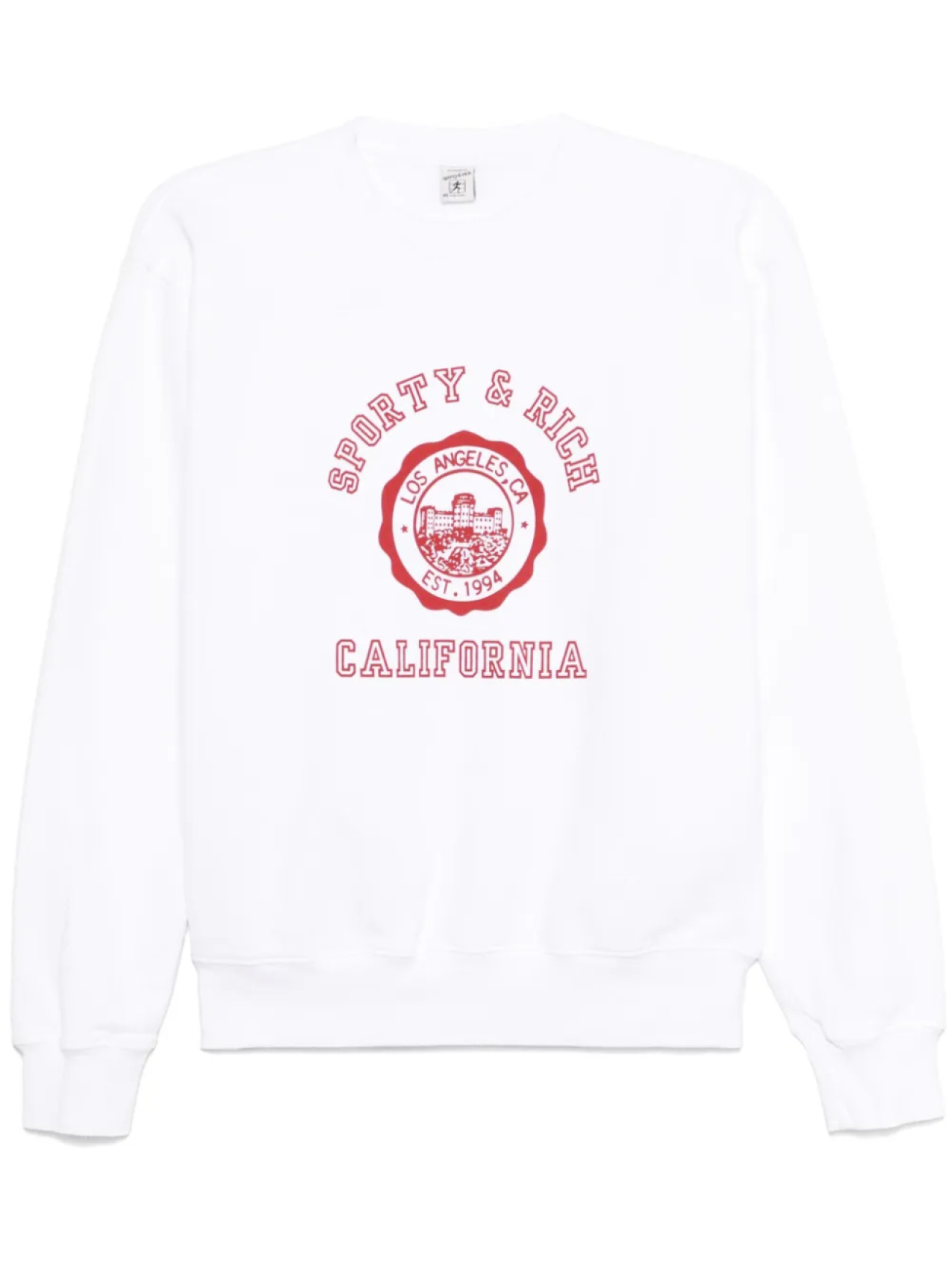 

Толстовка с эмблемой Калифорнии Sporty & Rich, белый