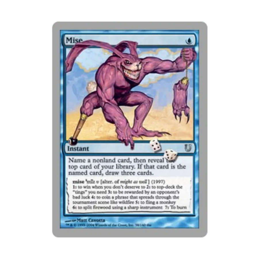 

CCG Мизе (U), MTG - Unhinged