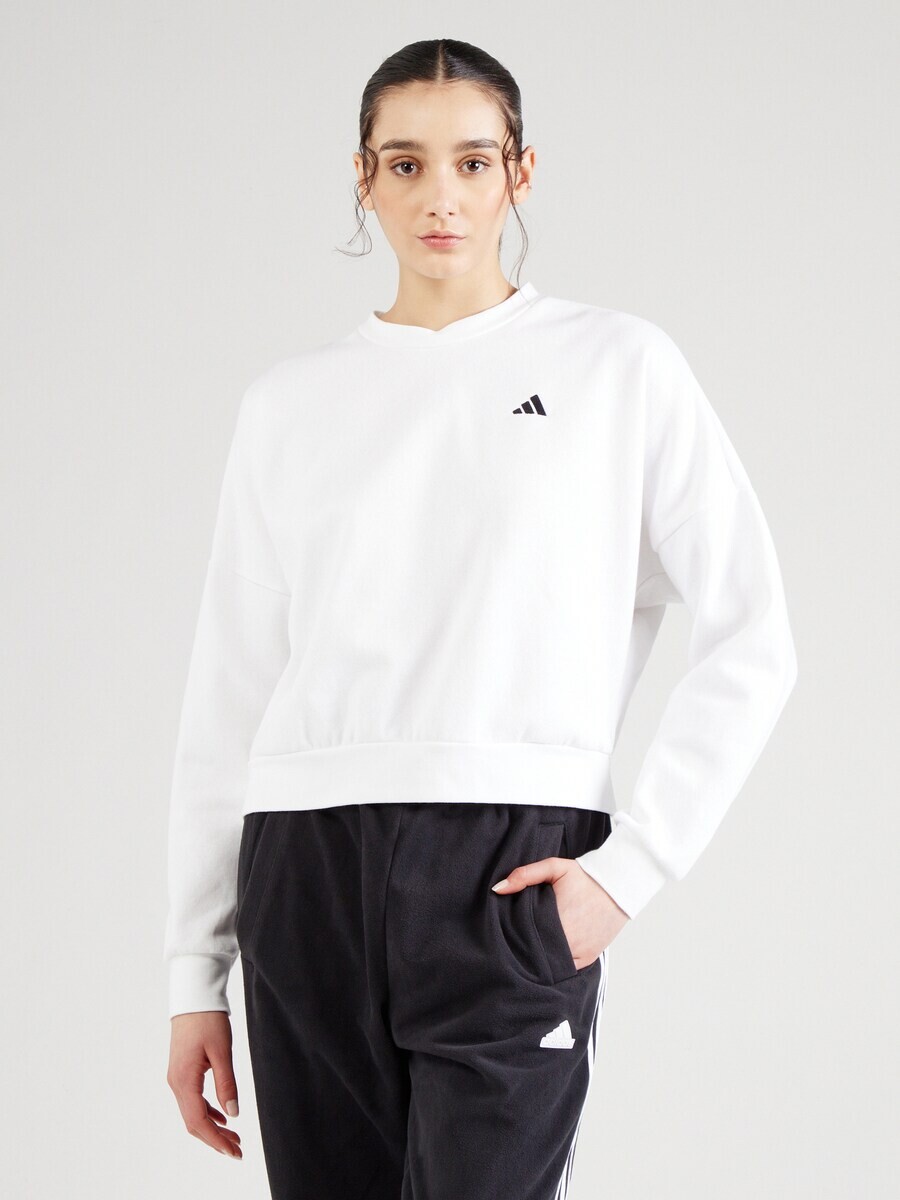 Свитер с капюшоном на молнии ADIDAS SPORTSWEAR Athletic Sweatshirt Future Icons 3, белый — фото 2