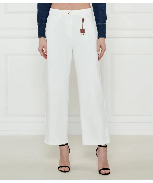 

Джинсы Relaxed fit Elisabetta Franchi, белый
